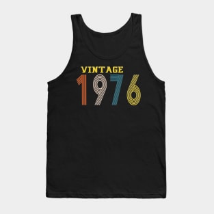 1976 vintage retro year Tank Top